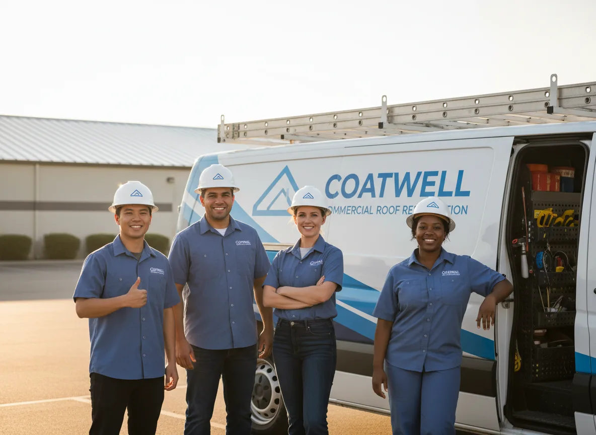 Commercial roof coating company in Robbins, IL